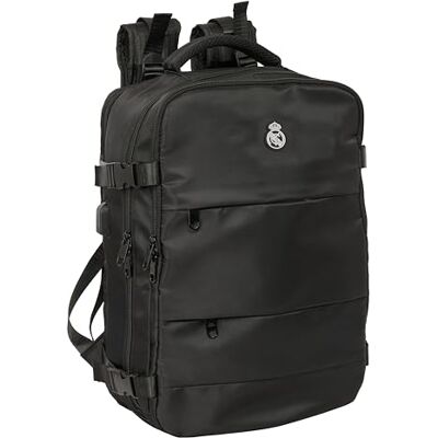 safta Real Madrid 3. Mannschaft 24/25 Kabinenreiserucksack, für Laptops von 39,6 cm (15,6 Zoll), ideal für Jugendliche verschiedener Altersgruppen, bequem und vielseitig, Qualität und safta Real Madrid 3. Mannschaft 24/25 Kabinenreiserucksack, für Laptops von 39,6 cm (15,6 Zoll), ideal für Jugendliche verschiedener Altersgruppen, bequem und vielseitig, Qualität und