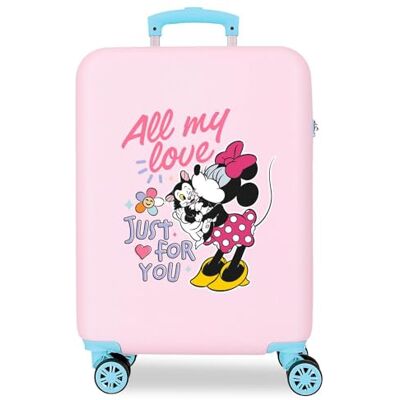 Disney Joumma Micky & Minnie, Kabinenkoffer, Rosa, 38 x 55 x 20 cm, starr, ABS, seitlicher Kombinationsverschluss, 34 l, 2,6 kg, 4 Doppelräder, Handgepäck Disney Joumma Micky & Minnie, Kabinenkoffer, Rosa, 38 x 55 x 20 cm, starr, ABS, seitlicher Kombinationsverschluss, 34 l, 2,6 kg, 4 Doppelräder, Handgepäck
