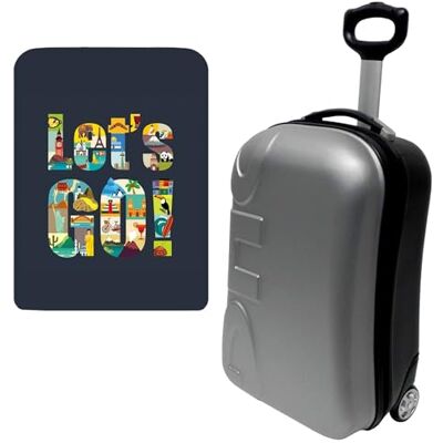 WELL HOME MOBILIARIO & DECORACIÓN Koffer Trolley 50,8 cm (20 Zoll), mit Schutzhülle von Let's Go, bunt, Trolley 50,8 cm (20 Zoll) mit Schutzhülle WELL HOME MOBILIARIO & DECORACIÓN Koffer Trolley 50,8 cm (20 Zoll), mit Schutzhülle von Let's Go, bunt, Trolley 50,8 cm (20 Zoll) mit Schutzhülle