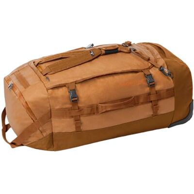 Eagle Cargo Hauler Reisetasche mit Rollen 130L Orange Allterrain-Räder, verstaubare Rucksacktragegurte, großes Hauptfach, kompakt in separater Tasche verstaubar, 130L Eagle Cargo Hauler Reisetasche mit Rollen 130L Orange Allterrain-Räder, verstaubare Rucksacktragegurte, großes Hauptfach, kompakt in separater Tasche verstaubar, 130L