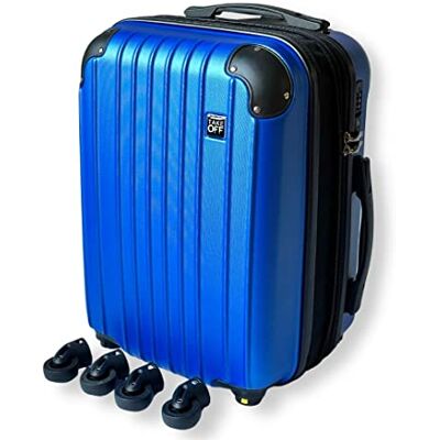 Take OFF Luggage Hartschalen-Handgepäck verwandelt Sich in Hartschalengepäck unter dem Sitz, blau, 2.0, Hardside Gepäck mit abnehmbaren Spinner-Rädern Take OFF Luggage Hartschalen-Handgepäck verwandelt Sich in Hartschalengepäck unter dem Sitz, blau, 2.0, Hardside Gepäck mit abnehmbaren Spinner-Rädern