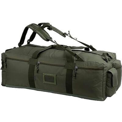 BACKFERRY Große Tasche im Militärstil Taktische Ausrüstungstasche Sportausrüstungstasche Reisetasche mit abnehmbaren Rucksackgurten 80 Liter BACKFERRY Große Tasche im Militärstil Taktische Ausrüstungstasche Sportausrüstungstasche Reisetasche mit abnehmbaren Rucksackgurten 80 Liter
