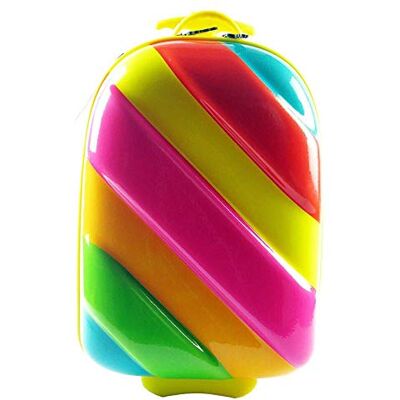 Bayer Bouncie Kinder-Trolley Rainbow, Kindergepäck, Reisekoffer, 20 Liter, bunt Bayer Bouncie Kinder-Trolley Rainbow, Kindergepäck, Reisekoffer, 20 Liter, bunt