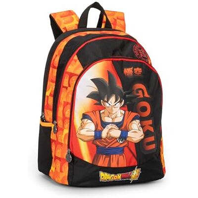 Franco Cosimo Panini Dragon Ball – Schulrucksack Trolley offizieller Dragon Ball, mit 2 großen zentralen Räumen, geräumiger Fronttasche, verstellbare und gepolsterte Schultergurte, Rückseite und Boden thermogeformt, 32 x Franco Cosimo Panini Dragon Ball – Schulrucksack Trolley offizieller Dragon Ball, mit 2 großen zentralen Räumen, geräumiger Fronttasche, verstellbare und gepolsterte Schultergurte, Rückseite und Boden thermogeformt, 32 x