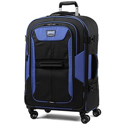 Travelpro Bold Spinner Gepäckträger, erweiterbar, blau/schwarz (Blau) 412156602 Travelpro Bold Spinner Gepäckträger, erweiterbar, blau/schwarz (Blau) 412156602