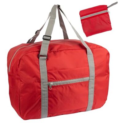 WEDO BAGTOGO Gepäcktasche – Faltbare Reisetasche (35L), Wasserabweisendes & Leichtes Nylon, Verstellbare Tragegurte, Wassergeschützte Reißverschlüsse, Kofferband zur Trolley-Befestigung, Rot WEDO BAGTOGO Gepäcktasche – Faltbare Reisetasche (35L), Wasserabweisendes & Leichtes Nylon, Verstellbare Tragegurte, Wassergeschützte Reißverschlüsse, Kofferband zur Trolley-Befestigung, Rot