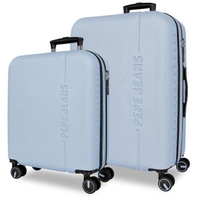 Pepe Jeans Montana Blue Gepäckset 55/68 cm Starres ABS Integrierter TSA-Verschluss 109 L 6.9 kg Ausziehbares Handgepäck Pepe Jeans Montana Blue Gepäckset 55/68 cm Starres ABS Integrierter TSA-Verschluss 109 L 6.9 kg Ausziehbares Handgepäck
