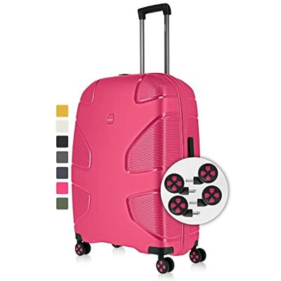 IMPACKT IP1 Hartschalen-Koffer L 76x51x31 cm, 106 L, 4,3 kg TSA-Schloss, auswechselbare Rollen aus recyceltem Material 6 Jahre Garantie IMPACKT IP1 Hartschalen-Koffer L 76x51x31 cm, 106 L, 4,3 kg TSA-Schloss, auswechselbare Rollen aus recyceltem Material 6 Jahre Garantie