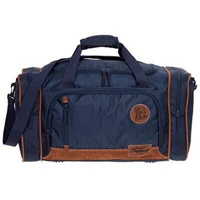 Elephant Reisetasche Herren Damen Travel 55 cm groß Handgepäck Sporttasche 5071 + Koffergurt (Blue (Dunkelblau)) Elephant Reisetasche Herren Damen Travel 55 cm groß Handgepäck Sporttasche 5071 + Koffergurt (Blue (Dunkelblau))
