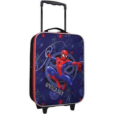 Vadobag Spiderman Trolley Koffer Kindertrolley Kinderkoffer mit Rollen Handgepäck Jungen Vadobag Spiderman Trolley Koffer Kindertrolley Kinderkoffer mit Rollen Handgepäck Jungen