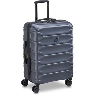 DELSEY Paris Check-in Koffer für Damen und Herren mittelgroßer Trolley 44 x 28 x 68 cm aus hochwertigem, robustem Polycarbonat Material Erweiterbar & Teleskopgriff Meteor Serie DELSEY Paris Check-in Koffer für Damen und Herren mittelgroßer Trolley 44 x 28 x 68 cm aus hochwertigem, robustem Polycarbonat Material Erweiterbar & Teleskopgriff Meteor Serie