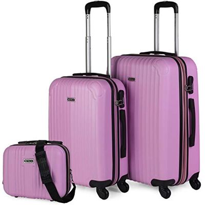 ITACA Koffer Set Mit Rollen In Groß Für Reisen Reisekoffer Set Aus Robuster Har ITACA Koffer Set Mit Rollen In Groß Für Reisen Reisekoffer Set Aus Robuster Har