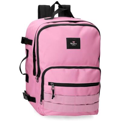 Pepe Jeans Aris Colorful Kabinenrucksack für 15,6 Zoll Laptop Rosa 25 x 40 x 20 cm Polyester by Joumma Bags Pepe Jeans Aris Colorful Kabinenrucksack für 15,6 Zoll Laptop Rosa 25 x 40 x 20 cm Polyester by Joumma Bags