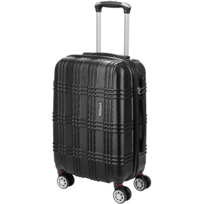 BRUBAKER Handgepäck Hartschalen Koffer Bahamas Erweiterbarer Reisekoffer mit Zahlenschloss, 4 Rollen und Komfort Tragegriffen 37 x 56 x 24,5 cm ABS Rollkoffer Trolley (M Schwarz) BRUBAKER Handgepäck Hartschalen Koffer Bahamas Erweiterbarer Reisekoffer mit Zahlenschloss, 4 Rollen und Komfort Tragegriffen 37 x 56 x 24,5 cm ABS Rollkoffer Trolley (M Schwarz)