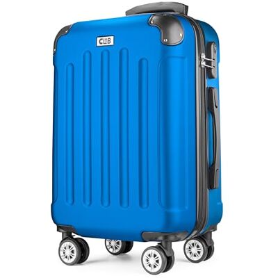 POSH Hartschalenkoffer Koffer & trolleys rollkoffer handgepäck reisekoffer mit Rollen Koffer groß, mittelgroß, klein ABS Leichter Kofferset 3 teilig im M-L-XL (Blau, XL) POSH Hartschalenkoffer Koffer & trolleys rollkoffer handgepäck reisekoffer mit Rollen Koffer groß, mittelgroß, klein ABS Leichter Kofferset 3 teilig im M-L-XL (Blau, XL)