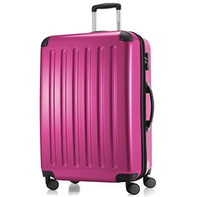 Hauptstadtkoffer Alex Expandable Hard Shell Suitcase 75 cm (119 L) with Combination Lock, Durable Travel Trolley with 4 Double Wheels, Magenta Hauptstadtkoffer Alex Expandable Hard Shell Suitcase 75 cm (119 L) with Combination Lock, Durable Travel Trolley with 4 Double Wheels, Magenta