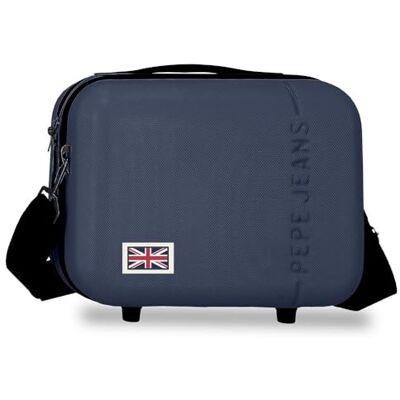 Pepe Jeans Aris Nececer 7.8L 0.8 kgs von Joumma Bags, anpassungsfähig, 25 x 21 x 15 cm, aus robustem ABS, Marineblau Pepe Jeans Aris Nececer 7.8L 0.8 kgs von Joumma Bags, anpassungsfähig, 25 x 21 x 15 cm, aus robustem ABS, Marineblau