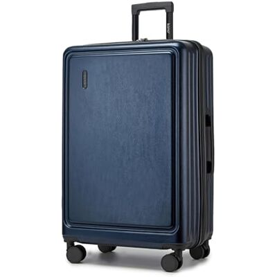 KONO Hartschale Koffer Reisekoffer ABS+PC Trolley Klein 40 Liter Handgepäck Koffer 57x38x22cm TSA-Schloß kabinenkoffer 4 Spinnerräder Rollkoffer & Teleskopgriff Suitcase(Dunkelblau) KONO Hartschale Koffer Reisekoffer ABS+PC Trolley Klein 40 Liter Handgepäck Koffer 57x38x22cm TSA-Schloß kabinenkoffer 4 Spinnerräder Rollkoffer & Teleskopgriff Suitcase(Dunkelblau)