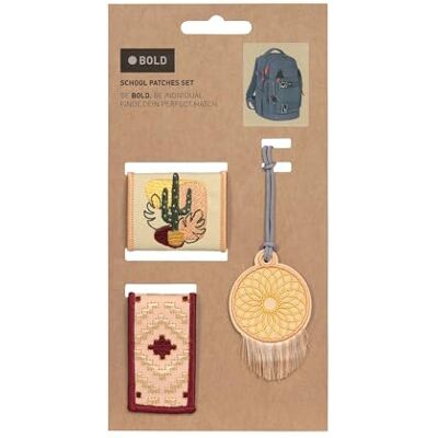 LÄSSIG Mehrfarbig Unisex Kinder Reisezubehör- Gepäckanhänger Patches, Dream Catcher,Mittel LÄSSIG Mehrfarbig Unisex Kinder Reisezubehör- Gepäckanhänger Patches, Dream Catcher,Mittel