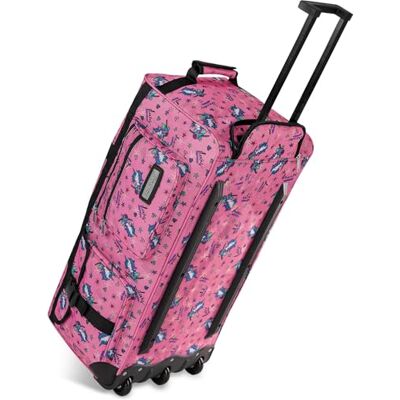normani Stabile Reisetasche Trolley Big Size XL 80-150 Liter mit 2 Rollen –Robust und wasserabweisend Leichter Reisetrolley XL Tasche NEU Verschiedene Größen Einhorn Pink / 80 Liter XXL normani Stabile Reisetasche Trolley Big Size XL 80-150 Liter mit 2 Rollen –Robust und wasserabweisend Leichter Reisetrolley XL Tasche NEU Verschiedene Größen Einhorn Pink / 80 Liter XXL