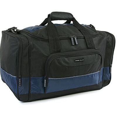 Perry Ellis Business-Reisetasche, Größe M, Schwarz/Marineblau, Einheitsgröße, 55,9 cm große Business-Reisetasche Perry Ellis Business-Reisetasche, Größe M, Schwarz/Marineblau, Einheitsgröße, 55,9 cm große Business-Reisetasche