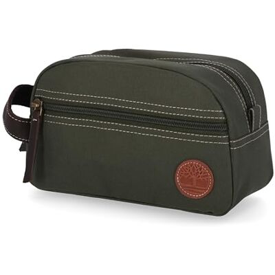 Timberland Herren Kulturbeutel aus Segeltuch für Reiseset Packwürfel, Oliv/Blatt für Mich (Leaf It to Me), Einheitsgröße Timberland Herren Kulturbeutel aus Segeltuch für Reiseset Packwürfel, Oliv/Blatt für Mich (Leaf It to Me), Einheitsgröße