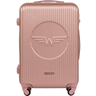 W WINGS Wings Geräumiger Kabinentrolley Leichter Flugzeugkoffer Luxuriöser und moderner Koffer mit zweistufigen Teleskopgriff und Kombinationsschloss W WINGS Wings Geräumiger Kabinentrolley Leichter Flugzeugkoffer Luxuriöser und moderner Koffer mit zweistufigen Teleskopgriff und Kombinationsschloss