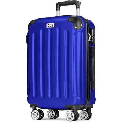 POSH Koffer mittelgroß aus ABS Leichter Hartschalen Trolley 65x45x25 cm Reisekoffer 62L mit Zahlenschloss Hartschalenkoffer mit 3 kg und 360° Leichtlauf Rollen Für Reisen von 5–7 Tagen Blau POSH Koffer mittelgroß aus ABS Leichter Hartschalen Trolley 65x45x25 cm Reisekoffer 62L mit Zahlenschloss Hartschalenkoffer mit 3 kg und 360° Leichtlauf Rollen Für Reisen von 5–7 Tagen Blau