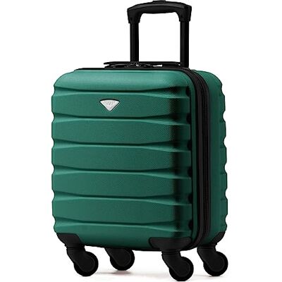 Flight Knight Leichtes, starres ABS-Handgepack mit 4 Radern, zugelassen fur uber 100 Fluggesellschaften, darunter Air France, Ryanair und easyJet, 45x36x20cm Flight Knight Leichtes, starres ABS-Handgepack mit 4 Radern, zugelassen fur uber 100 Fluggesellschaften, darunter Air France, Ryanair und easyJet, 45x36x20cm