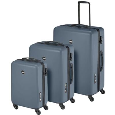 Princess Koffer Set PT01 Reiskoffer mit 4 Rollen Platinum Navy Dunkelblau Dreiteilige Kofferset Koffer & trolleys hartschalenkoffer Princess Koffer Set PT01 Reiskoffer mit 4 Rollen Platinum Navy Dunkelblau Dreiteilige Kofferset Koffer & trolleys hartschalenkoffer