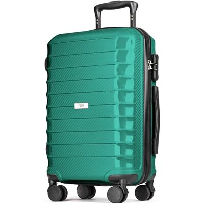 POSH Hartschalenkoffer L aus Polypropylen Leichter Mittelgroß Koffer 3,2kg mit Carbon-Optik, Robuster Trolley mit 4 Doppelrollen, 63 Liter Volumen, Kratzfest, 65 cm POSH Hartschalenkoffer L aus Polypropylen Leichter Mittelgroß Koffer 3,2kg mit Carbon-Optik, Robuster Trolley mit 4 Doppelrollen, 63 Liter Volumen, Kratzfest, 65 cm