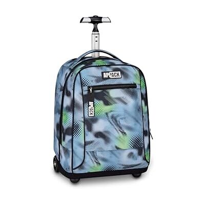 Appack Big Trolley, 35 l, einzelne Teleskopstange, versenkbare Schultergurte, doppelte Verwendung, Fronttasche, Grundschule, Blue Deep, Kinder, blau/grau Appack Big Trolley, 35 l, einzelne Teleskopstange, versenkbare Schultergurte, doppelte Verwendung, Fronttasche, Grundschule, Blue Deep, Kinder, blau/grau