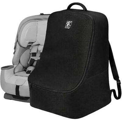 J.L. Childress Ultimativer gepolsterter Rucksack für Autositz, Reisetasche, Dicke Polsterung, robuster Rucksack, AirTag-Halter, Gate Check-Tasche, passend für alle Autositze und Booster, Schwarz J.L. Childress Ultimativer gepolsterter Rucksack für Autositz, Reisetasche, Dicke Polsterung, robuster Rucksack, AirTag-Halter, Gate Check-Tasche, passend für alle Autositze und Booster, Schwarz