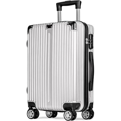 POSH Reisekoffer 68x44x26 cm Leichter Hartschalenkoffer 3,2 kg aus ABS 62,5L Trolley mit leisen 360° Zwillingsrollen Stabiler Koffer mit Zahlenschloss POSH Reisekoffer 68x44x26 cm Leichter Hartschalenkoffer 3,2 kg aus ABS 62,5L Trolley mit leisen 360° Zwillingsrollen Stabiler Koffer mit Zahlenschloss