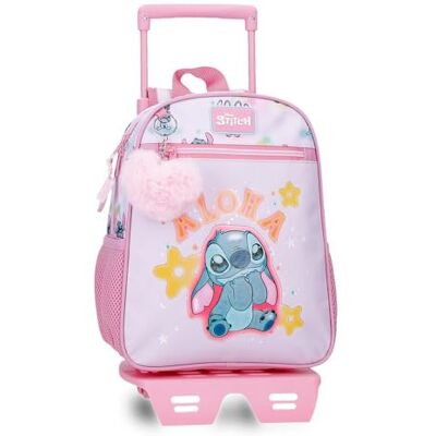 Disney Joumma Stitch You & Me Mauve Wanderrucksack 23x28x10 cm Polyester 6.44L Disney Joumma Stitch You & Me Mauve Wanderrucksack 23x28x10 cm Polyester 6.44L