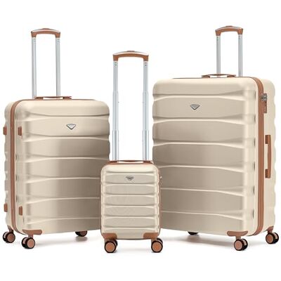 Flight Knight Kofferset 3 Teilig Leicht Mittel Gross Check In Koffer Mit Handgepaeck 40x20x25cm Fuer Ryanair easyJet BA Kabinenkoffer ABS Hartschale Leise Spinner Rollen TSA Schloss Reisegepaeck Flight Knight Kofferset 3 Teilig Leicht Mittel Gross Check In Koffer Mit Handgepaeck 40x20x25cm Fuer Ryanair easyJet BA Kabinenkoffer ABS Hartschale Leise Spinner Rollen TSA Schloss Reisegepaeck