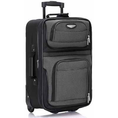 Select Amsterdam, erweiterbares Rollgepäck, Grau, 21" Carry-on Select Amsterdam, erweiterbares Rollgepäck, Grau, 21" Carry-on