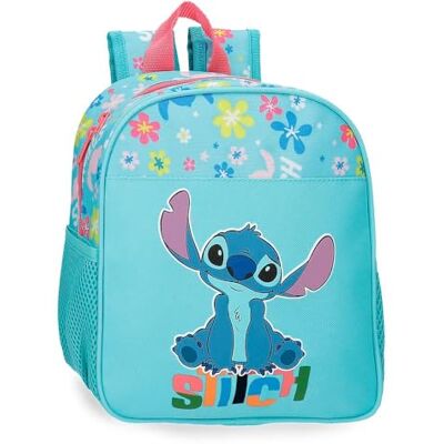 Disney Joumma Aloha Stitch Vorschulrucksack, anpassbar, Blau, 23 x 25 x 10 cm, Polyester Disney Joumma Aloha Stitch Vorschulrucksack, anpassbar, Blau, 23 x 25 x 10 cm, Polyester