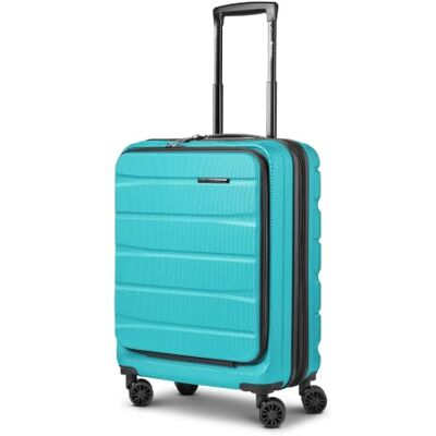 Franky Kabinen-Koffer für Damen und Herren Kleiner Cabin-Trolley 40 x 20 x 53 cm aus hochwertigem, stoßfestem ABS Material Erweiterbar & Fronttasche Munich 4.0 Serie Franky Kabinen-Koffer für Damen und Herren Kleiner Cabin-Trolley 40 x 20 x 53 cm aus hochwertigem, stoßfestem ABS Material Erweiterbar & Fronttasche Munich 4.0 Serie