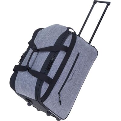 Elephant Reisetrolley Weekender 55cm Reisetasche Damen 13030 Hellgrau-Sz Reisetasche Trolley Tasche Reise Travel Trolly Handgepäck Damen Mädchen Tasche mit Rollen Schultergurt Grey Black Elephant Reisetrolley Weekender 55cm Reisetasche Damen 13030 Hellgrau-Sz Reisetasche Trolley Tasche Reise Travel Trolly Handgepäck Damen Mädchen Tasche mit Rollen Schultergurt Grey Black