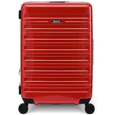 Eminent Voyager Koffer Mittelgroß 67x44x26 cm, Erweiterbar, Hartschalenkoffer, 4 Rollen, Leicht, TSA Schloss, 3,4 kg, 71L, Trolley Reisekoffer Rollkoffer Aufgabegepäck Rot Eminent Voyager Koffer Mittelgroß 67x44x26 cm, Erweiterbar, Hartschalenkoffer, 4 Rollen, Leicht, TSA Schloss, 3,4 kg, 71L, Trolley Reisekoffer Rollkoffer Aufgabegepäck Rot