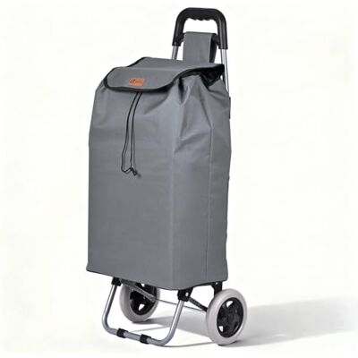 VOUNOT ® Einkaufstrolley klappbar 59L, 2-in-1 Trolley Einkaufswagen mit 2 Räder, Abnehmbare Tasche, Reißverschluss Rückentasche, Treppensteiger Hackenporsche, Grau VOUNOT ® Einkaufstrolley klappbar 59L, 2-in-1 Trolley Einkaufswagen mit 2 Räder, Abnehmbare Tasche, Reißverschluss Rückentasche, Treppensteiger Hackenporsche, Grau