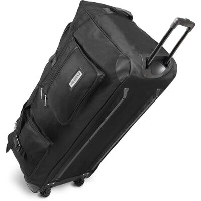 normani Reisetasche XXL Trolley mit Rollen Jumbo Travel Bag aus robustem Material normani Reisetasche XXL Trolley mit Rollen Jumbo Travel Bag aus robustem Material
