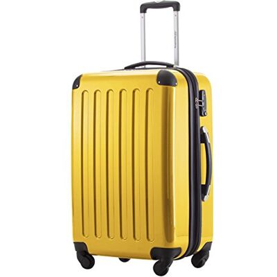 Hauptstadtkoffer Alex Erweiterbarer Hartschalenkoffer 65 cm (74 L) mit TSA-Schloss robuster Trolley-Reisekoffer mit 4 Doppelrollen, Gelb Hauptstadtkoffer Alex Erweiterbarer Hartschalenkoffer 65 cm (74 L) mit TSA-Schloss robuster Trolley-Reisekoffer mit 4 Doppelrollen, Gelb