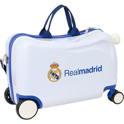 safta Real Madrid Team 26/27 Kinderwagen, Koffer mit Rädern, Sicherheitsschloss, Leichter Koffer, 44 x 21 x 27 cm safta Real Madrid Team 26/27 Kinderwagen, Koffer mit Rädern, Sicherheitsschloss, Leichter Koffer, 44 x 21 x 27 cm
