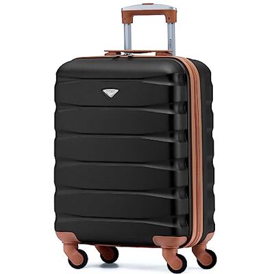 Flight Knight Leichte 4-Rad-ABS-Hartschalenkoffer Handgepack, zugelassen fur uber 60 Fluggesellschaften, einschließlich easyJet, Jet2 und maximale Große fur Ryanair (Priority) 55 x 40 x 20 cm Flight Knight Leichte 4-Rad-ABS-Hartschalenkoffer Handgepack, zugelassen fur uber 60 Fluggesellschaften, einschließlich easyJet, Jet2 und maximale Große fur Ryanair (Priority) 55 x 40 x 20 cm