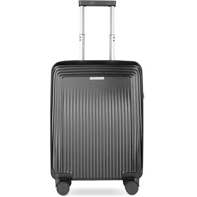 Bugatti Linea Hartschalen-Koffer S mit 4 Rollen, Leichter Handgepäck-Koffer aus Polycarbonat, schwarz Bugatti Linea Hartschalen-Koffer S mit 4 Rollen, Leichter Handgepäck-Koffer aus Polycarbonat, schwarz