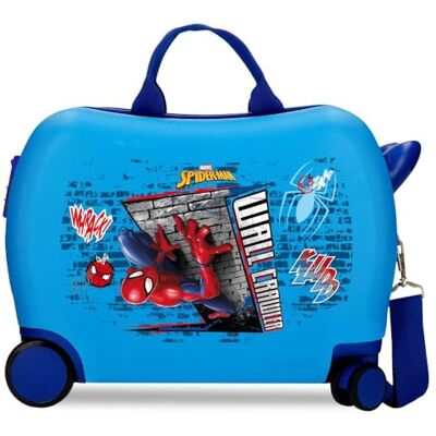 Marvel Joumma Spiderman Wall Crawler Kinderkoffer Blau 50x38x20 cm Starres ABS-Seitenkombinationsschloss 34L 2.1kg 2 Räder Marvel Joumma Spiderman Wall Crawler Kinderkoffer Blau 50x38x20 cm Starres ABS-Seitenkombinationsschloss 34L 2.1kg 2 Räder