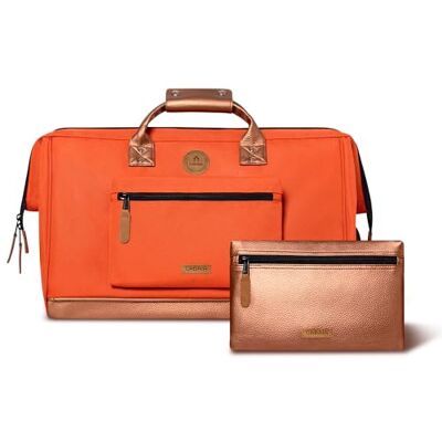 CABAIA Reisetasche Duffle Adventurer 36L Handgepäck 45x30x29 cm Wasserabweisend & Vegan 2 Taschen Schuhfach Weekender & Sporttasche für Damen & Herren CABAIA Reisetasche Duffle Adventurer 36L Handgepäck 45x30x29 cm Wasserabweisend & Vegan 2 Taschen Schuhfach Weekender & Sporttasche für Damen & Herren