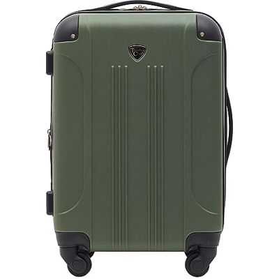 Travelers Club Chicago Hartschalen-Rollkoffer, erweiterbar, Thymiangrün, 20" Carry-On Travelers Club Chicago Hartschalen-Rollkoffer, erweiterbar, Thymiangrün, 20" Carry-On
